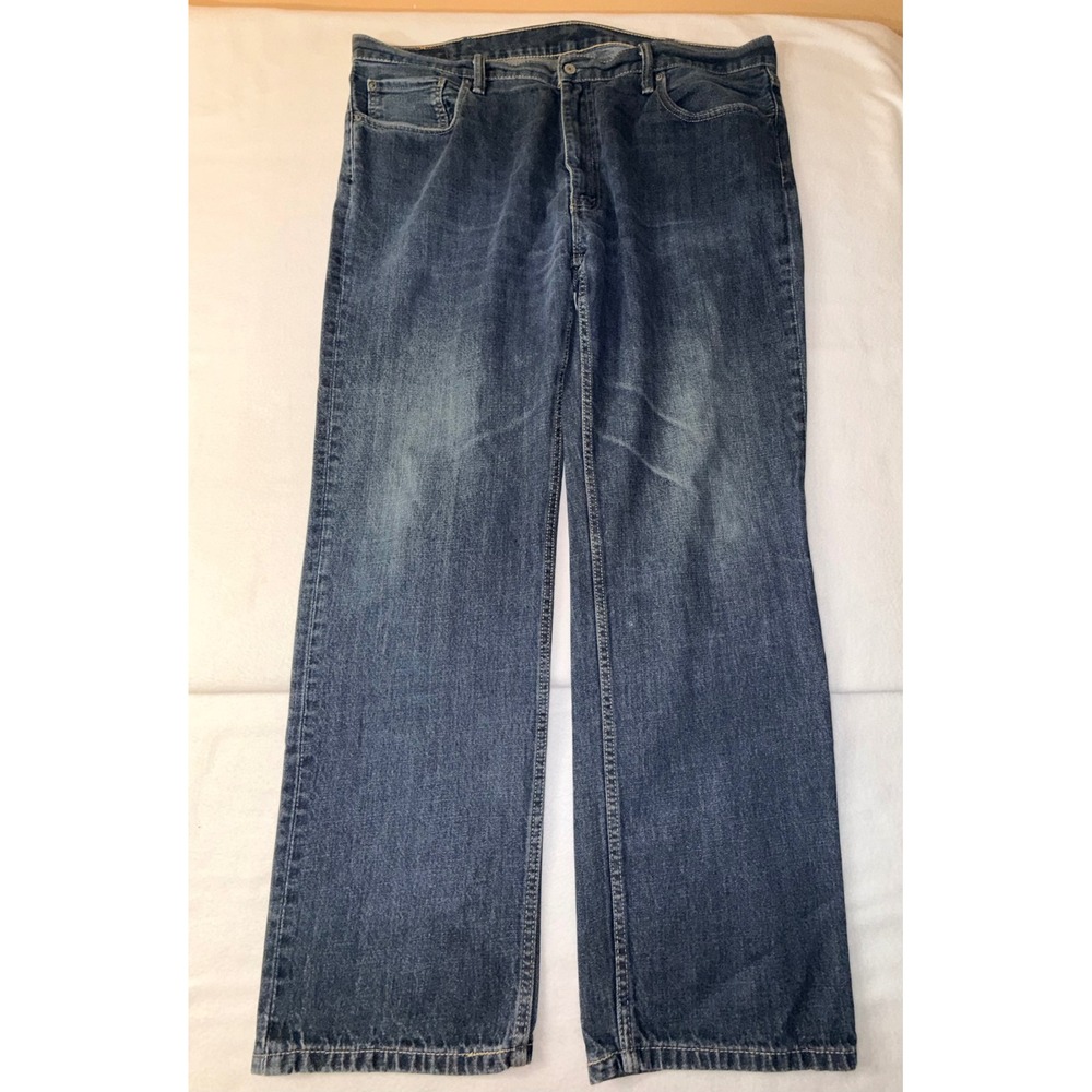 Levi's 559 Relaxed Straight Jeans Mens Size 44x36 Blue  Dark Wash